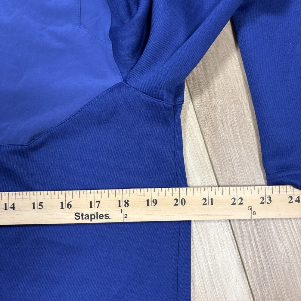 Nike Golf Tour Performance Quarter Zip Mens M Blue Long‎ Sleeve Dri Fit Layer
